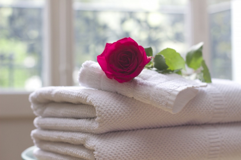 chambre-hote-VILLENEUVE LOUBET-min_towel_rose_clean_care_salon_spa_white_bath-731641